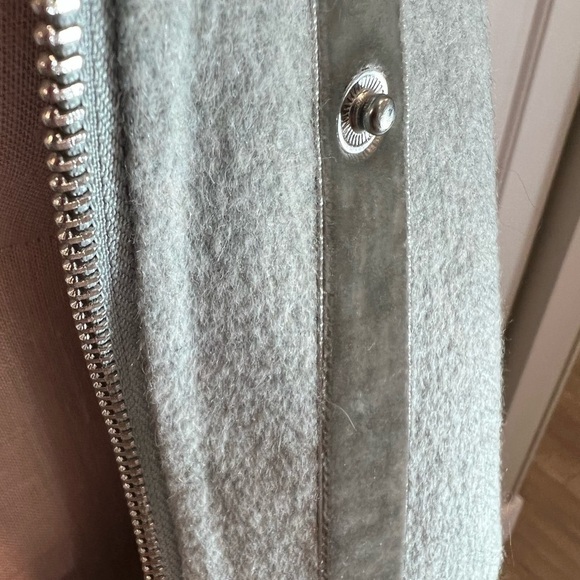 Badgley Mischka Breanne Misty Mint Wool Blend Coat with Large Pockets - Picture 15 of 16